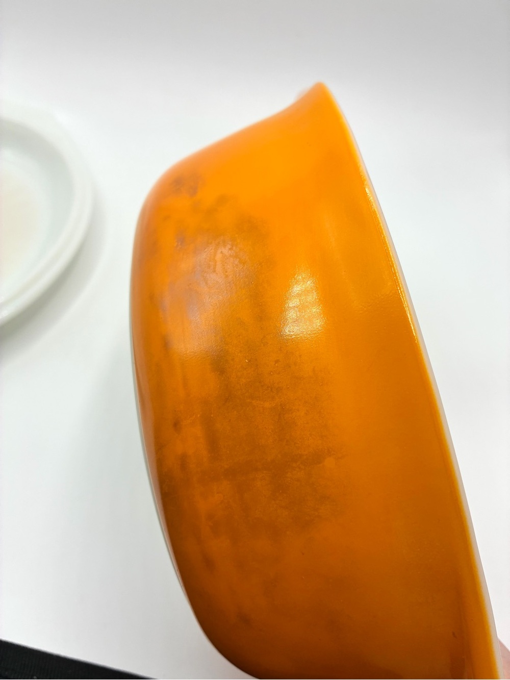 Vintage Pyrex Daisy Sunflower Orange Oval Casserole Dish #043 1.5qt - Picture 8 of 11